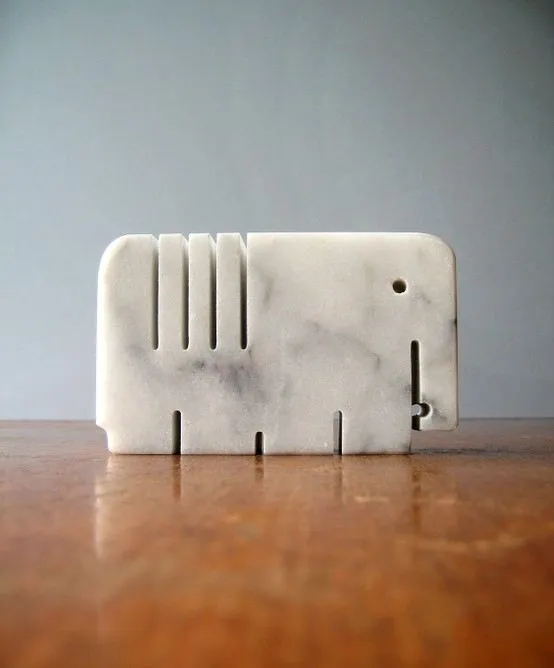 Marble Elephant Object